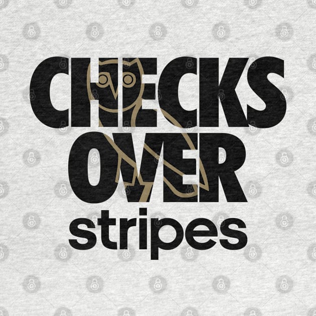 CHECKS OVER STRIPES by YourLuckyTee